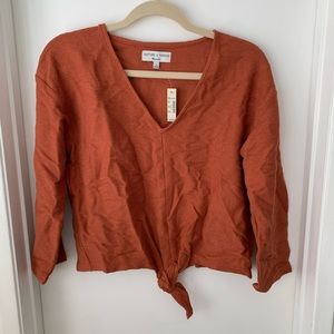 Made well burnt orange top